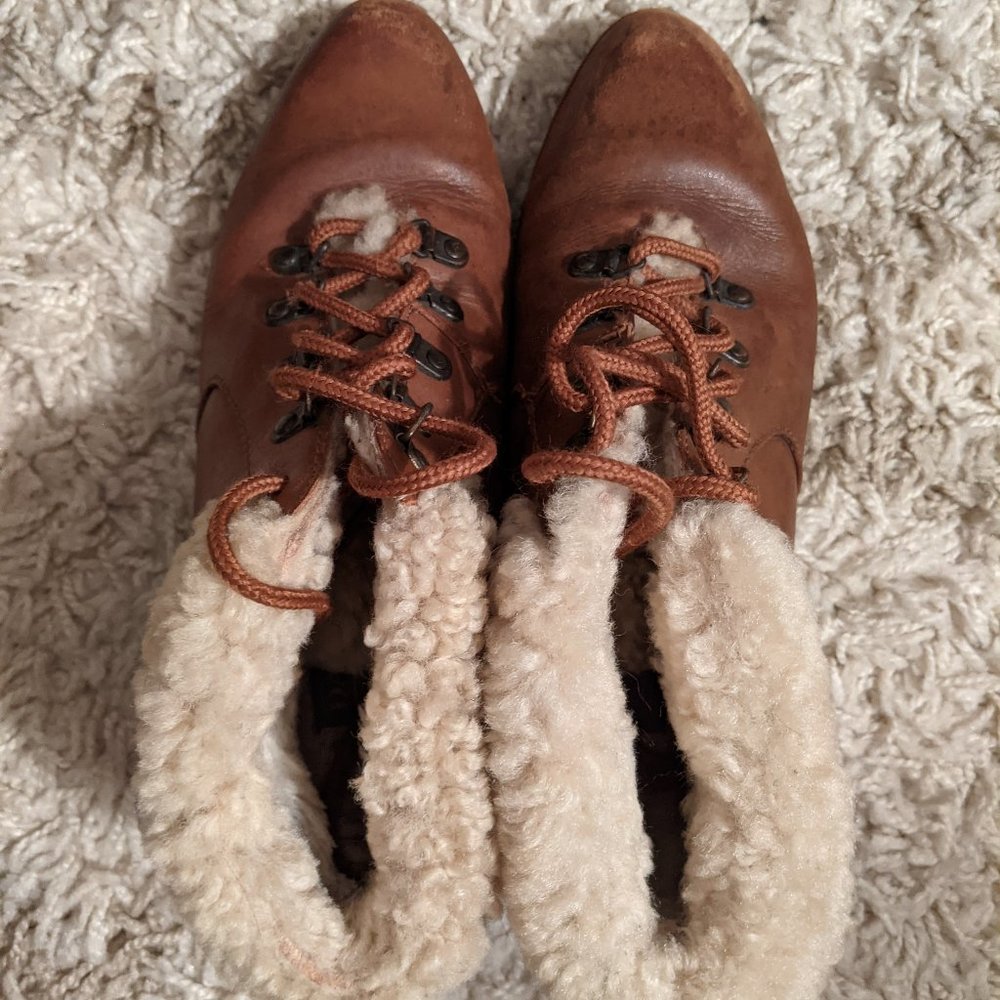 Danexx Leather and Wool Booties